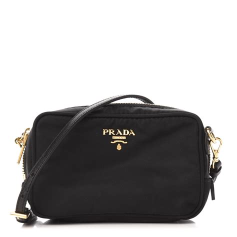 prada textured leather camera bag|Prada nylon crossbody camera bag.